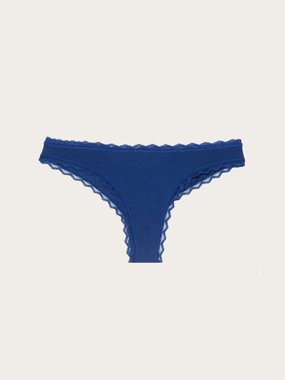 Yamamay DARK BLUE Women Brazilian Briefs - Vicky SKU: IBND193006_215 Image 04