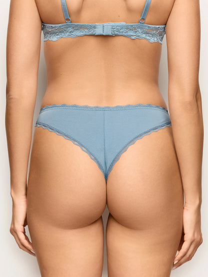 Yamamay DARK BLUE Women Brazilian Briefs - Vicky SKU: IBND193006_242 Image 03