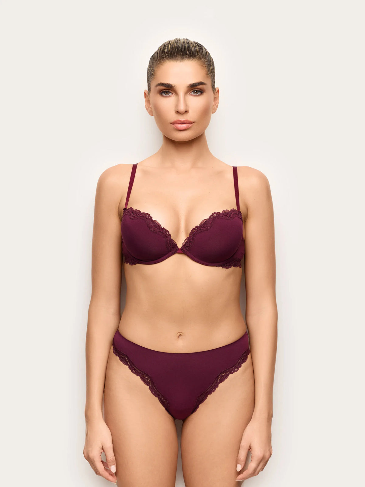 Yamamay MUST Women Brazilian Briefs - Modal &amp; Silk Color SKU: IBND193007_837 Image 02