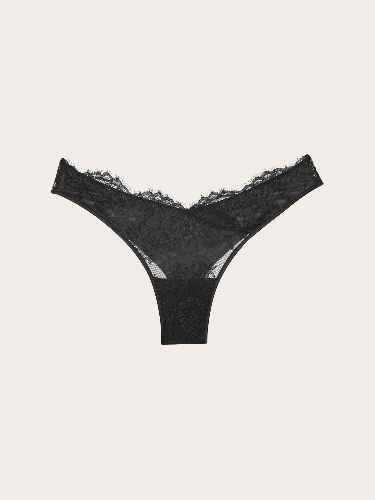 Yamamay BLACK Women Brazilian Briefs - Black Shadow SKU: IBND193011_072 Image 05