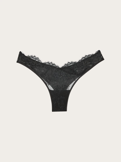 Yamamay BLACK Women Brazilian Briefs - Black Shadow SKU: IBND193011_072 Image 05
