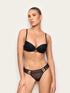 Yamamay BLACK Women Brazilian Briefs - Executive Lace SKU: IBND193013_072 Image 01