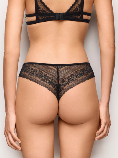Yamamay BLACK Women Brazilian Briefs - Executive Lace SKU: IBND193013_072 Image 04