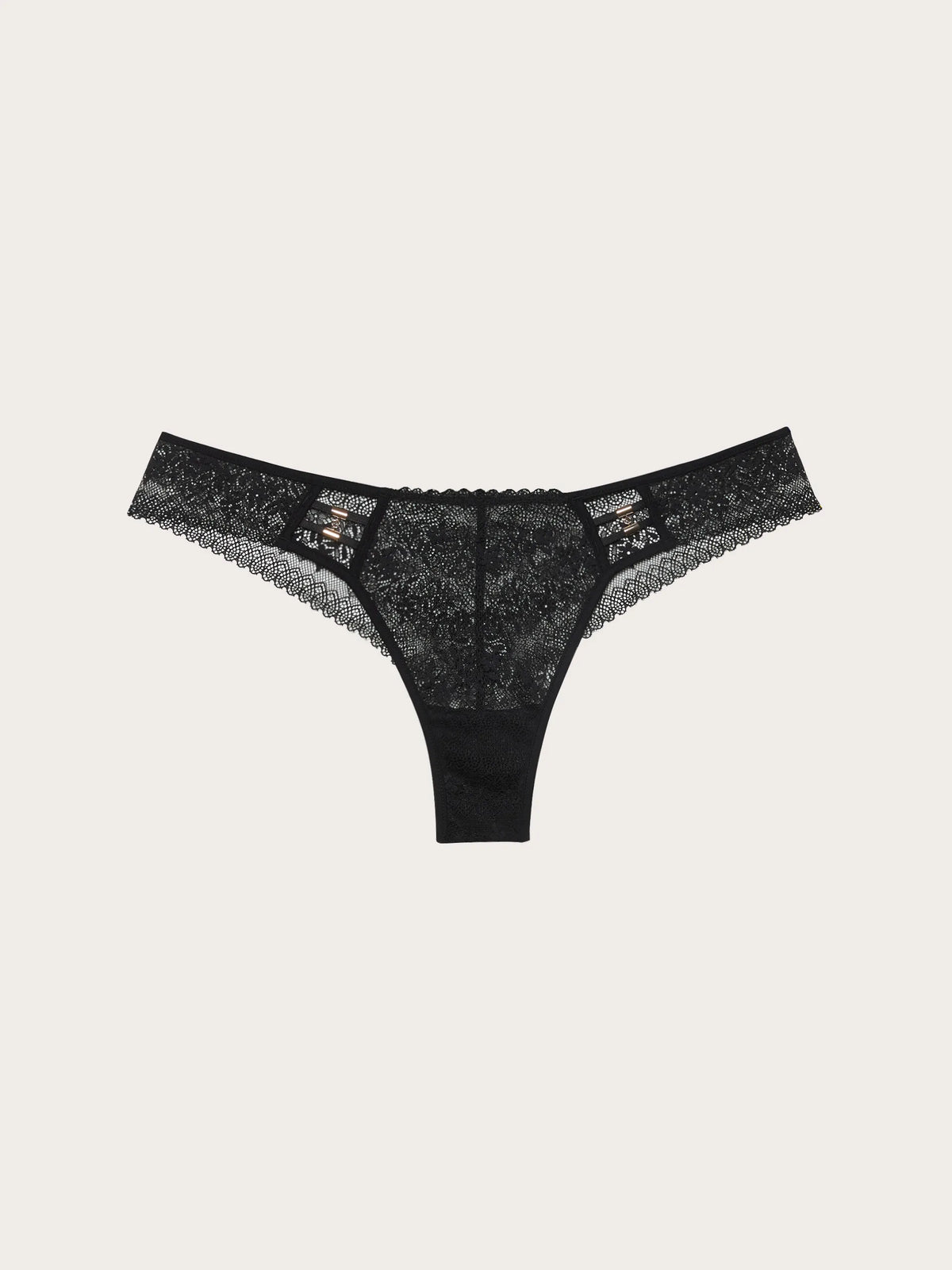 Yamamay BLACK Women Brazilian Briefs - Executive Lace SKU: IBND193013_072 Image 05