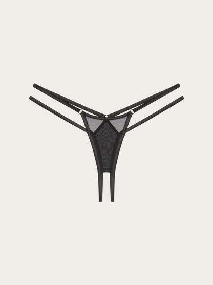 Yamamay BLACK Women Open Brazilian Briefs - Prive&