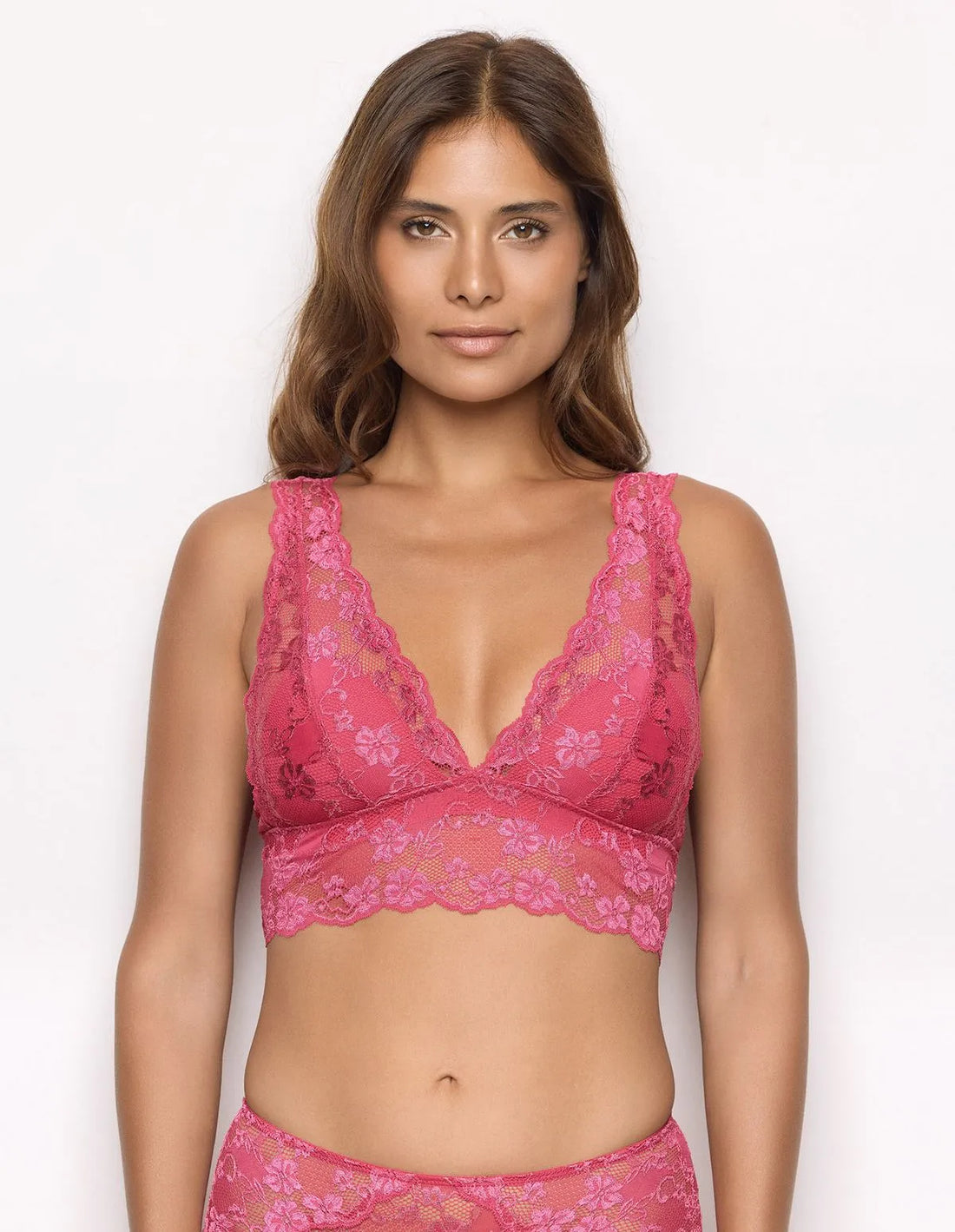 Yamamay_Fuchsia_Unlined Bralette in Soft Lace Ð Primula Color_IBRD183004_040_02