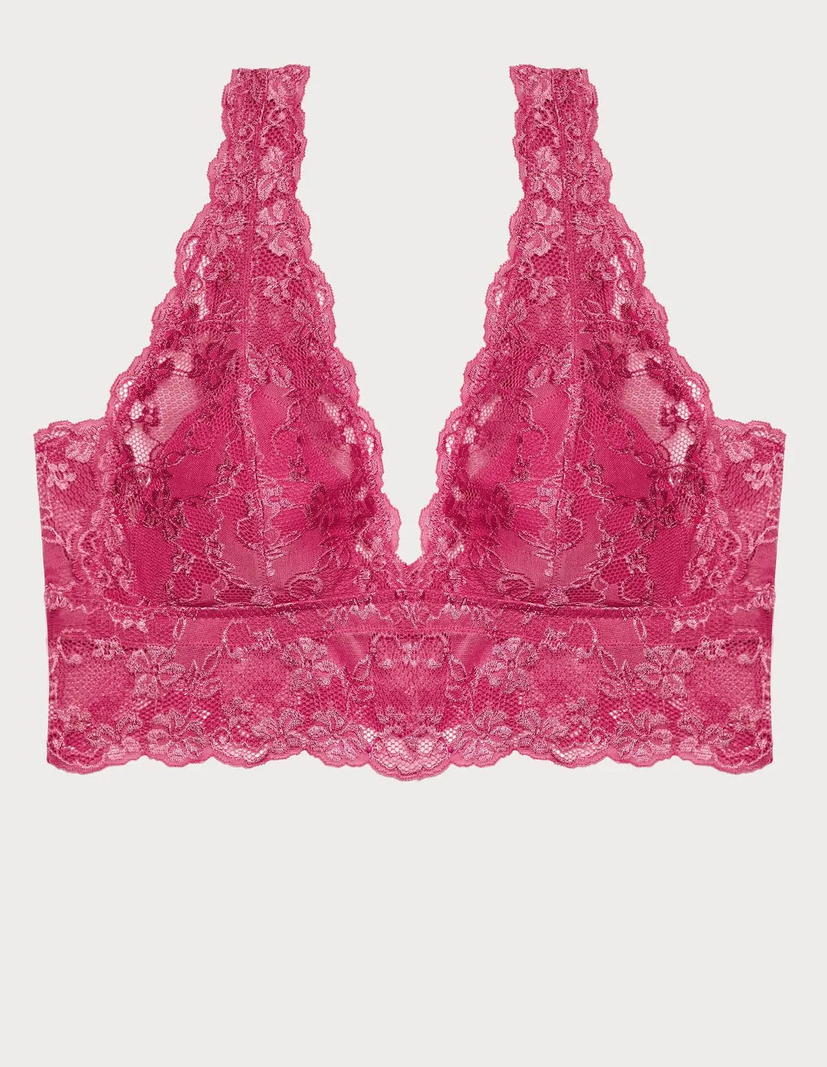 Yamamay_Fuchsia_Unlined Bralette in Soft Lace Ð Primula Color_IBRD183004_040_05
