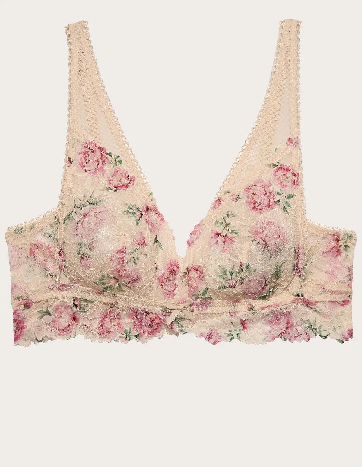 Yamamay_Almond_Unlined Lace Bralette Ð Eloise_IBRD183011_244_05