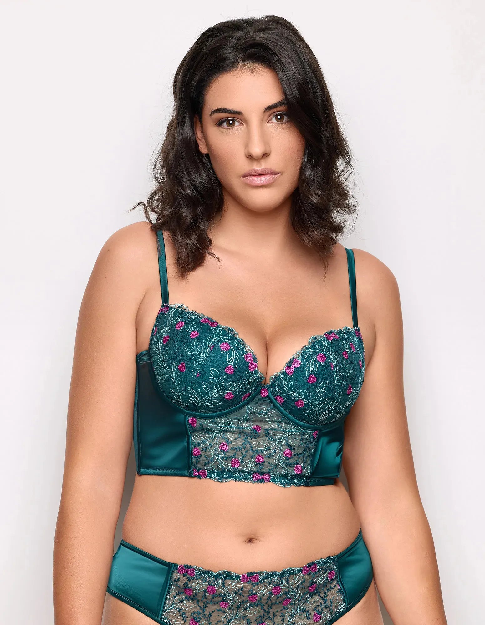 Yamamay_Dark Green_Underwired Bustier Ð Berry_IBRD183013_121_01