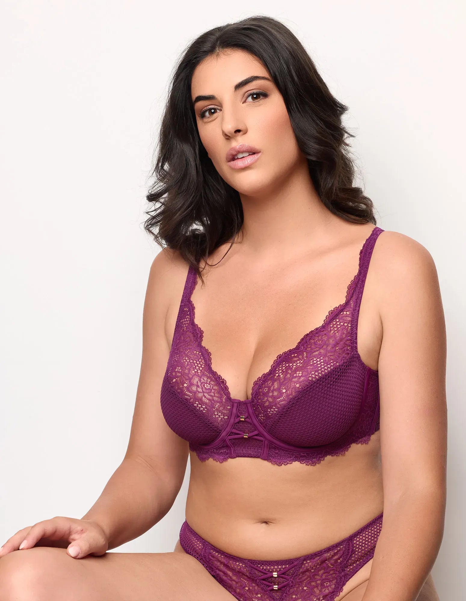 Yamamay_PLUM_Underwired Bralette with Differentiated Cups Ð Catchy_IBRD183015_084_01