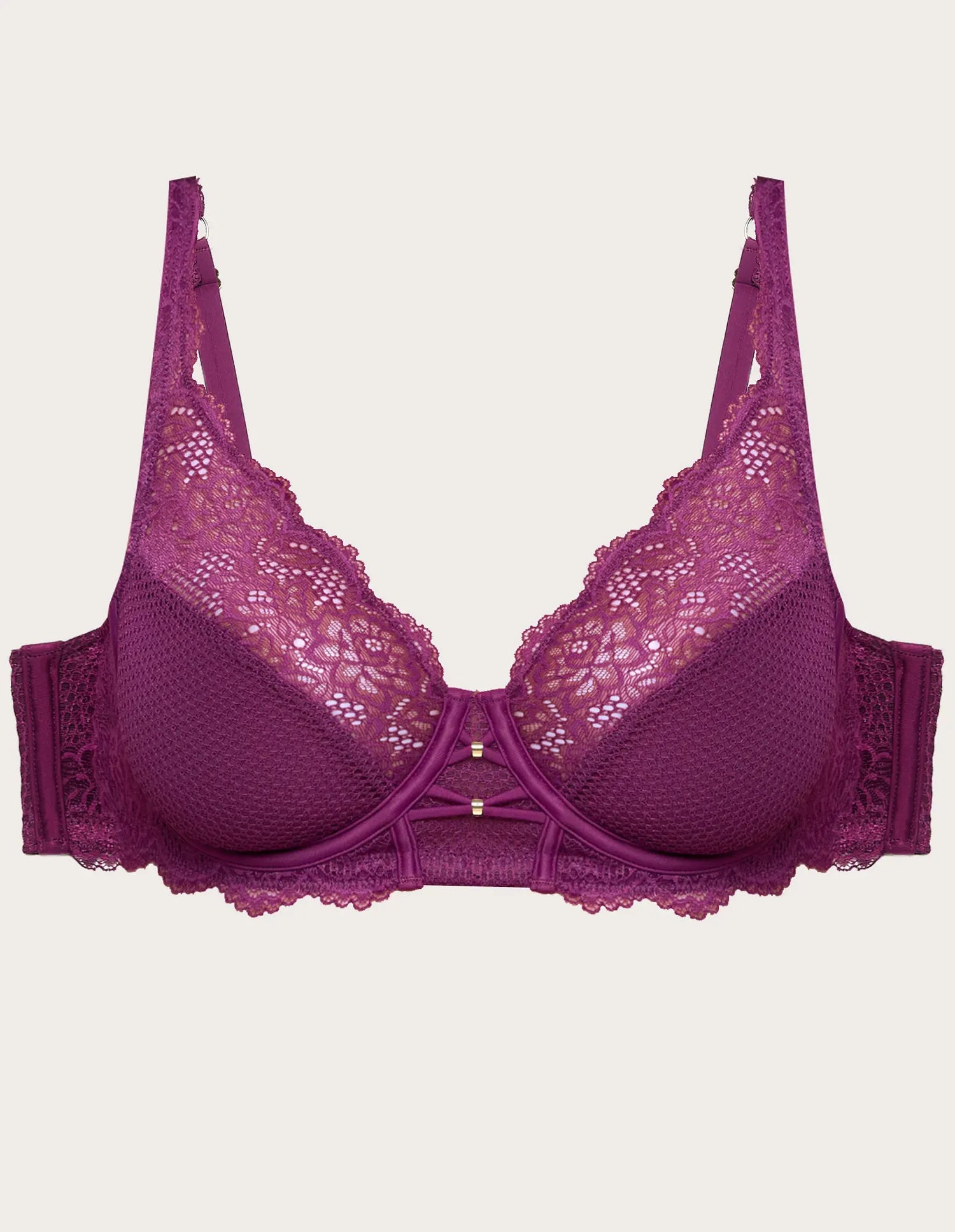 Yamamay_PLUM_Underwired Bralette with Differentiated Cups Ð Catchy_IBRD183015_084_04