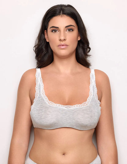 Yamamay_LIGHT MELANGE GREY_Underwired Bralette in Tencelª Modal with Silk Ð Modal/Silk Color_IBRD183016_133_02