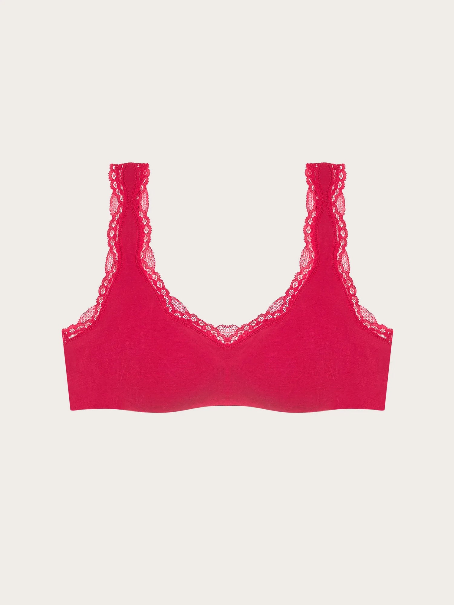 Yamamay_Ruby Red_Tencel¨ Modal Flexible Underwired Unlined Bralette with Silk_IBRD184003_909_05