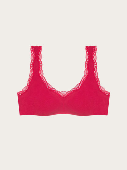 Yamamay_Ruby Red_Tencel¨ Modal Flexible Underwired Unlined Bralette with Silk_IBRD184003_909_05