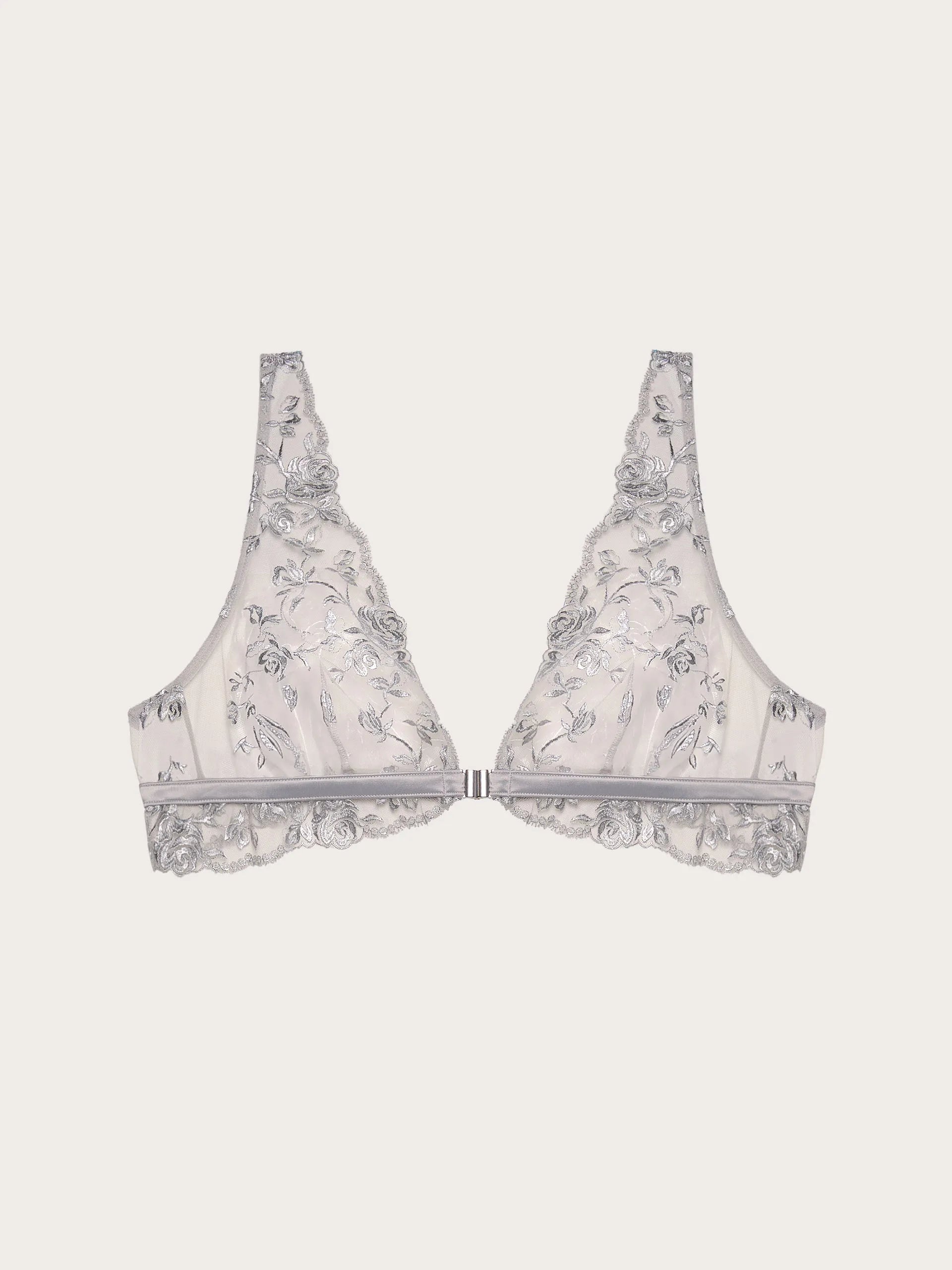 Yamamay_Silver_Unlined Wireless Lace Bralette Luna_IBRD184004_097_05