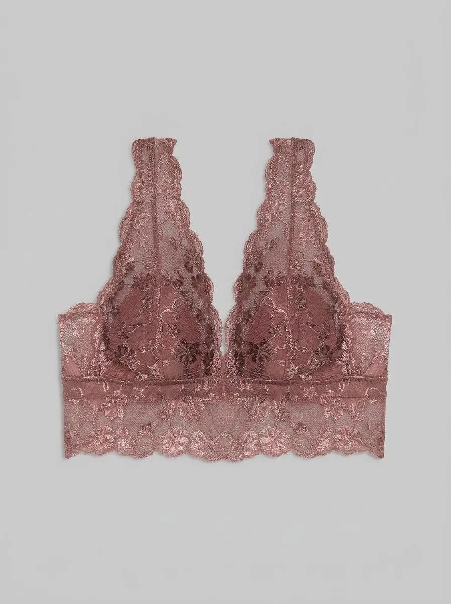 Yamamay_Dark Mauve_Bralette Bra without Wire - Primula Color_IBRD191003_063_00