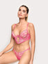 Yamamay_Fuchsia_Unlined Bustier with Underwire in Embroidered Tulle - Priv� Beloved_IBRD191008_040_01