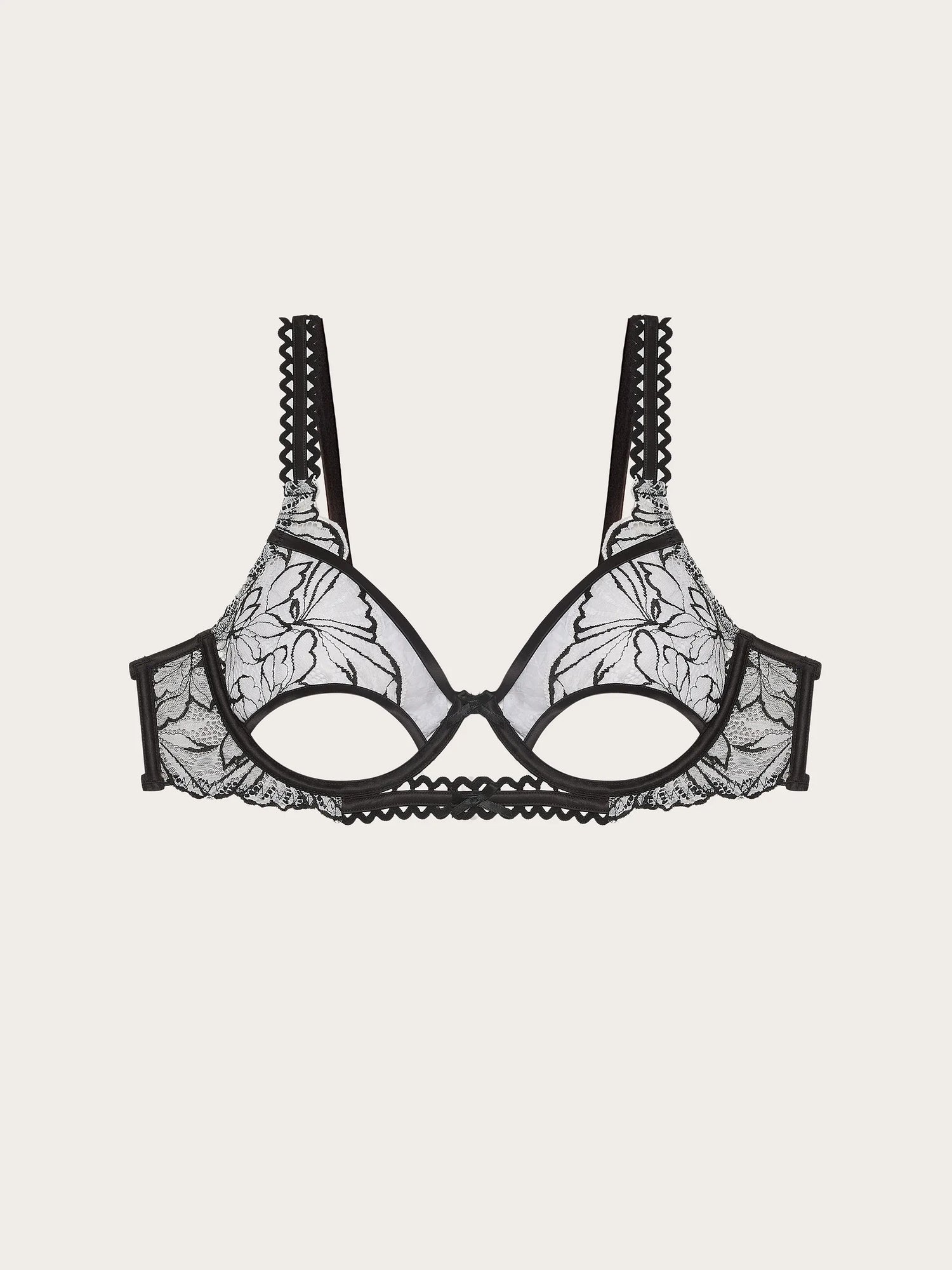 Yamamay_Black_Unlined Carioca Bra with Embroidered Tulle Underwire - Priv� Frivolous_ICAD191003_072_05