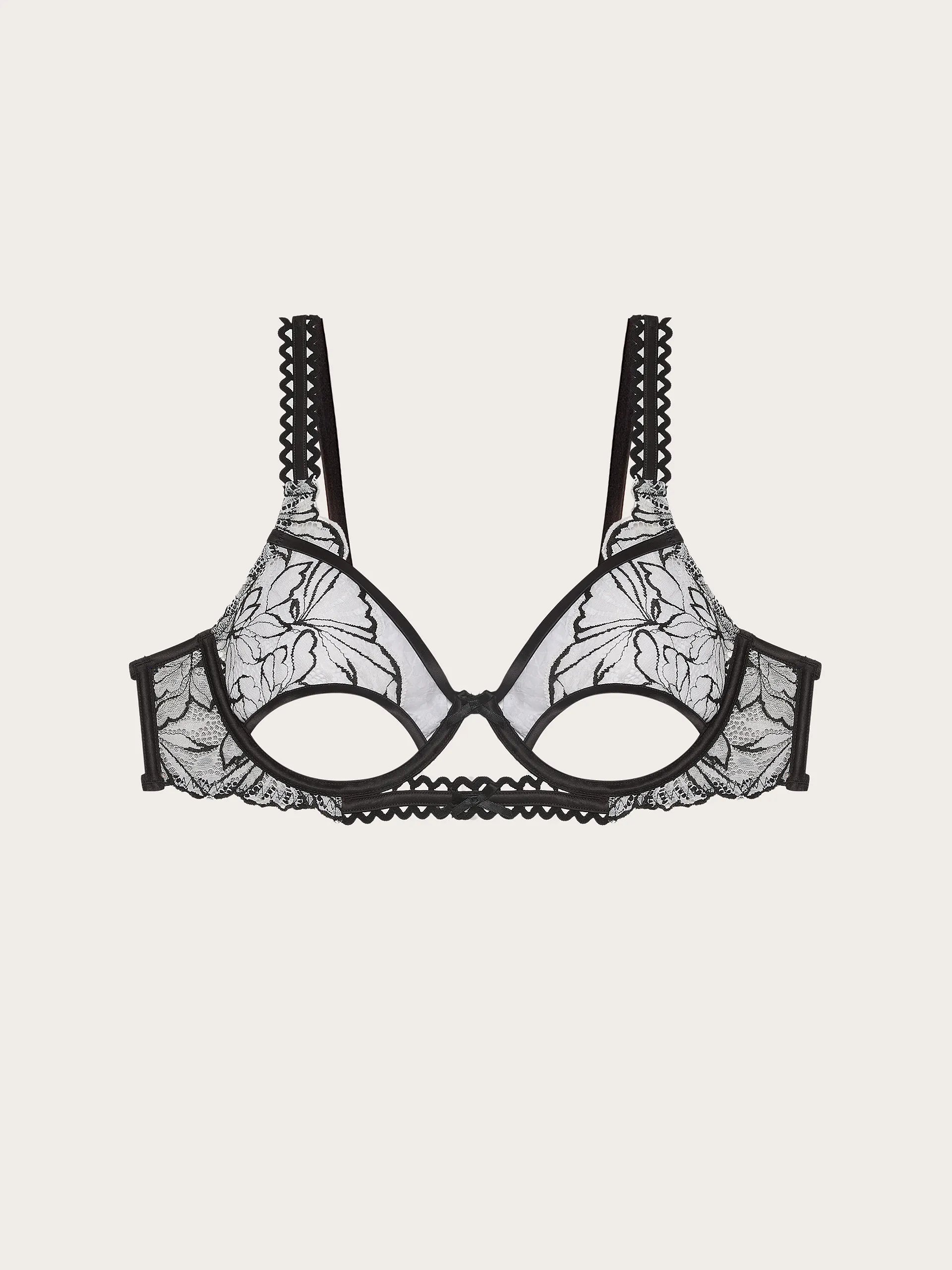 Yamamay_Black_Unlined Carioca Bra with Embroidered Tulle Underwire - Priv� Frivolous_ICAD191003_072_05