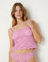 Yamamay_Fancy Lace Short Top in Stretch Lace with Square Neckline and Thin Straps_ICRD181006_077_01