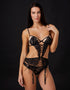 Yamamay_PrivŽ - Black Cross Unpadded Lace Bustier with Underwire and Satin Lacing_ICRD181007_072_01
