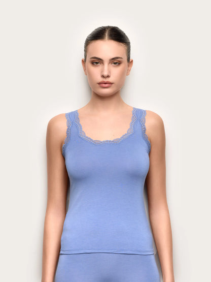 Yamamay_Denim_Tank Top in Tencel¨ - Modal/Silk Color_ICRD191003_038_02
