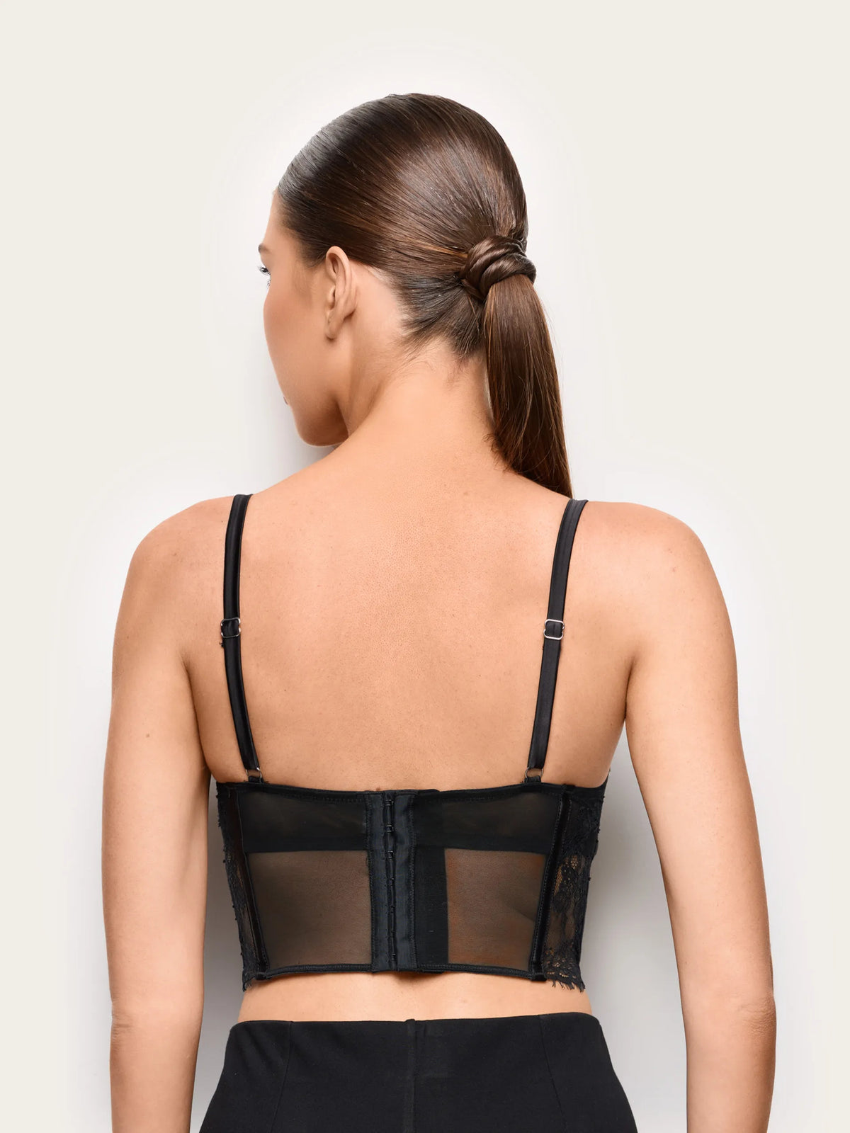Yamamay BLACK Women Padded Girdle - Black Shadow SKU: ICRD193003_072 Image 04