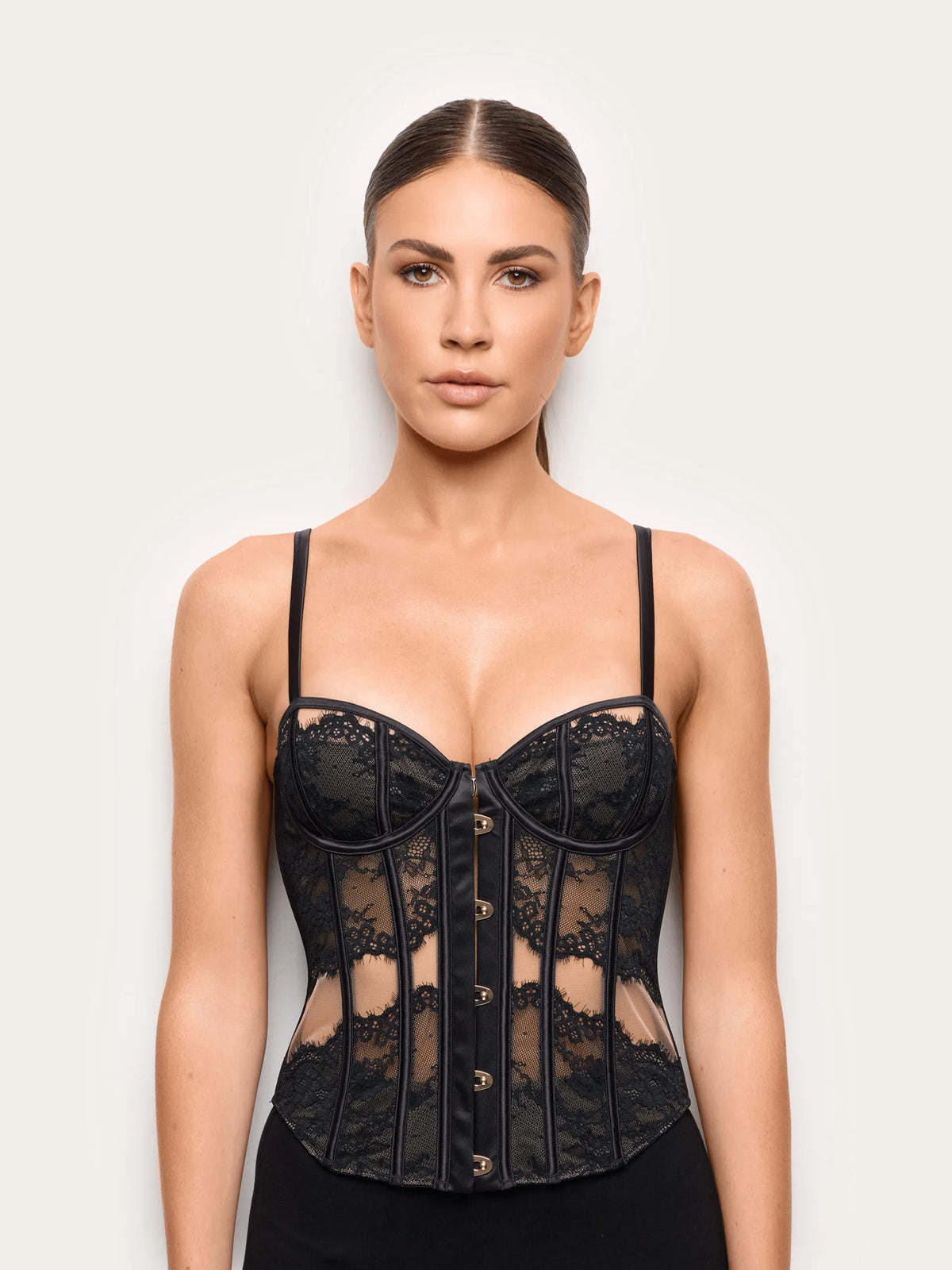 Yamamay BLACK Women Girdle - The Corset Collection SKU: ICRD193006_072 Image 02