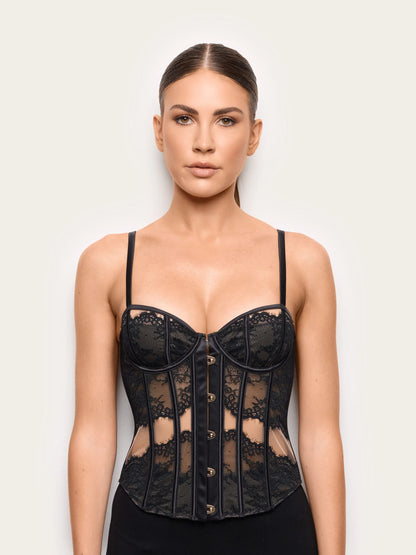 Yamamay BLACK Women Girdle - The Corset Collection SKU: ICRD193006_072 Image 02