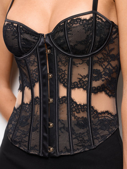 Yamamay BLACK Women Girdle - The Corset Collection SKU: ICRD193006_072 Image 03