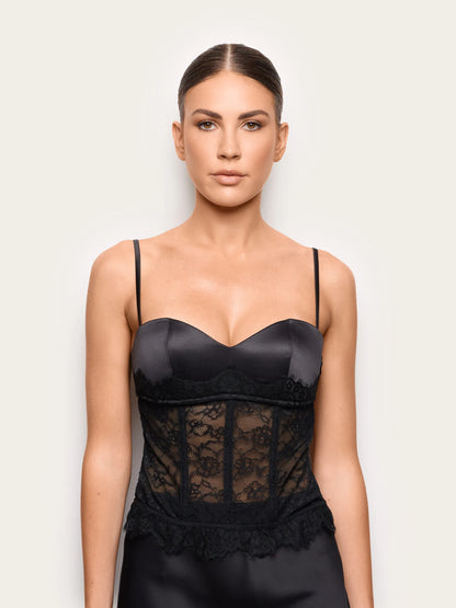 Yamamay BLACK Women Padded Girdle - The Corset Collection SKU: ICRD193007_072 Image 02