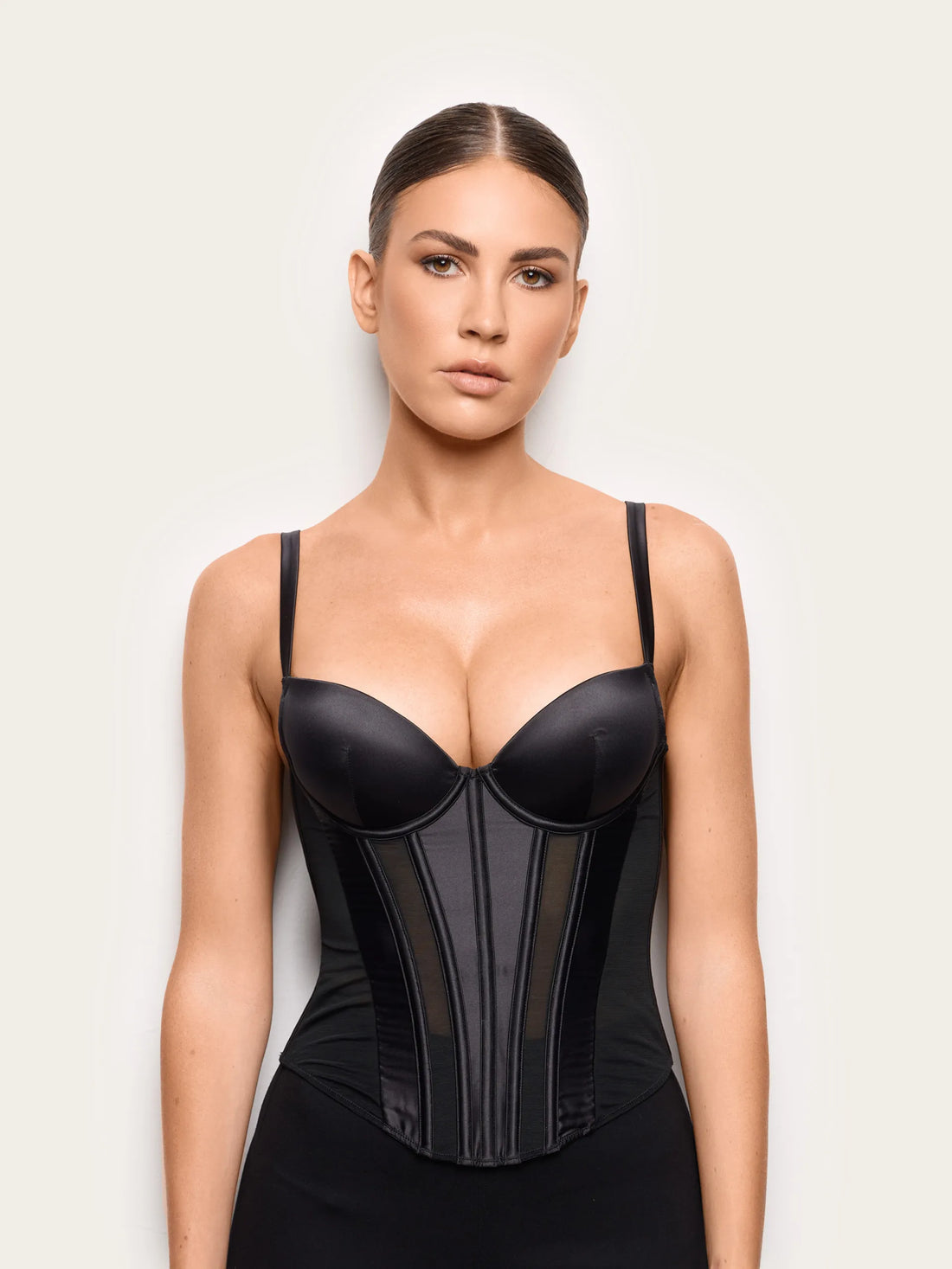 Yamamay BLACK Women Padded Girdle - The Corset Collection SKU: ICRD193009_072 Image 02