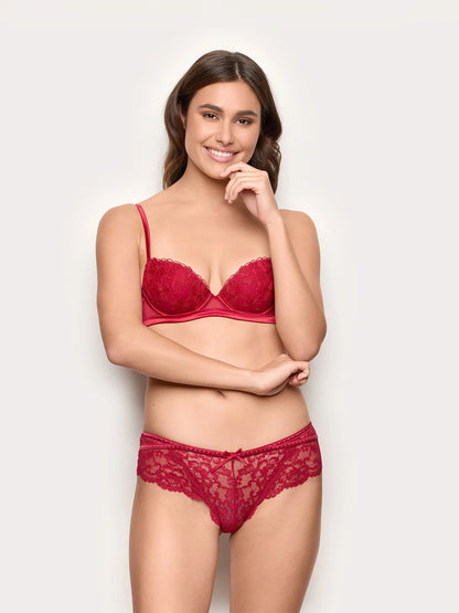 Yamamay_Ruby Red_Jolly Floral Lace Thong Shorts_ICUD184001_909_01