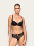 Yamamay BLACK Women G-String French Knickers - Executive Lace SKU: ICUD193002_072 Image 01