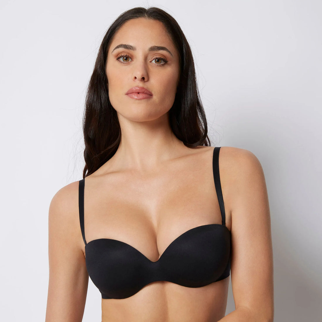 Yamamay_Black_Padded Bandeau Bra in Different Cup Sizes Ð Principessa_IFAD99X017_072_01