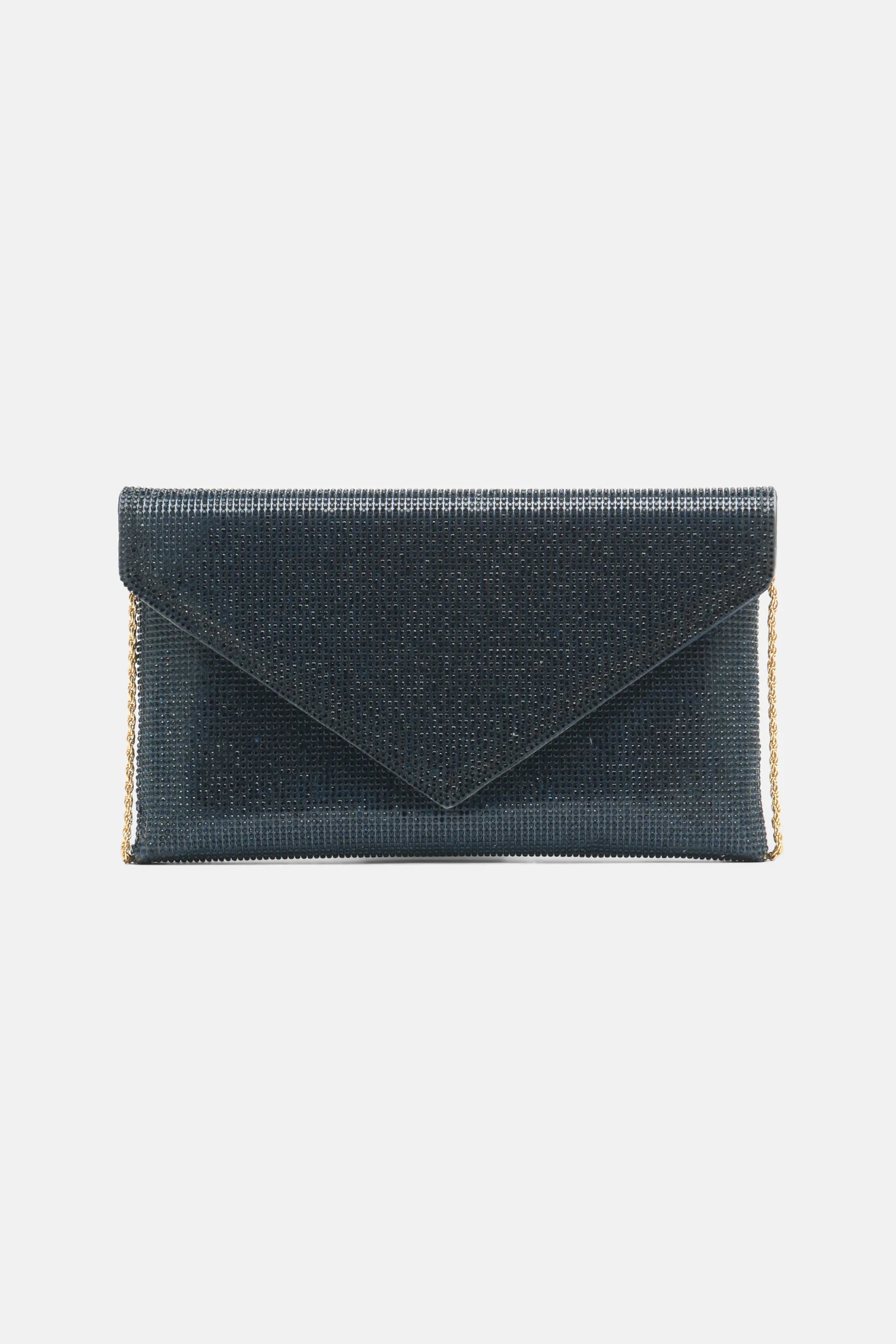 Luisa Spagnoli Blu Scuro/Oro Women Iglesias - Elegant Clutch SKU: IGLESIAS A_1284 0002 Image 02