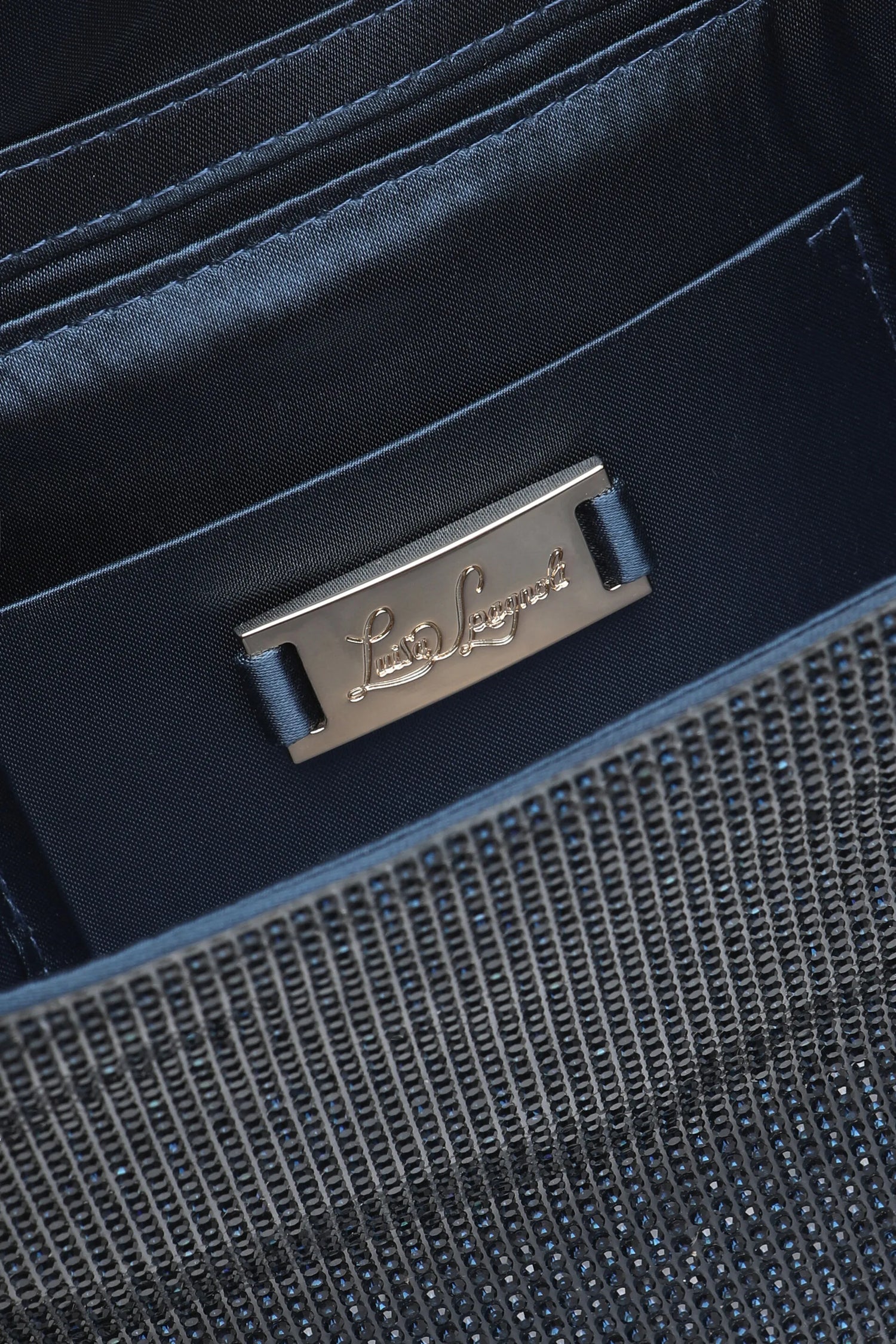 Luisa Spagnoli Blu Scuro/Oro Women Iglesias - Elegant Clutch SKU: IGLESIAS A_1284 0002 Image 06