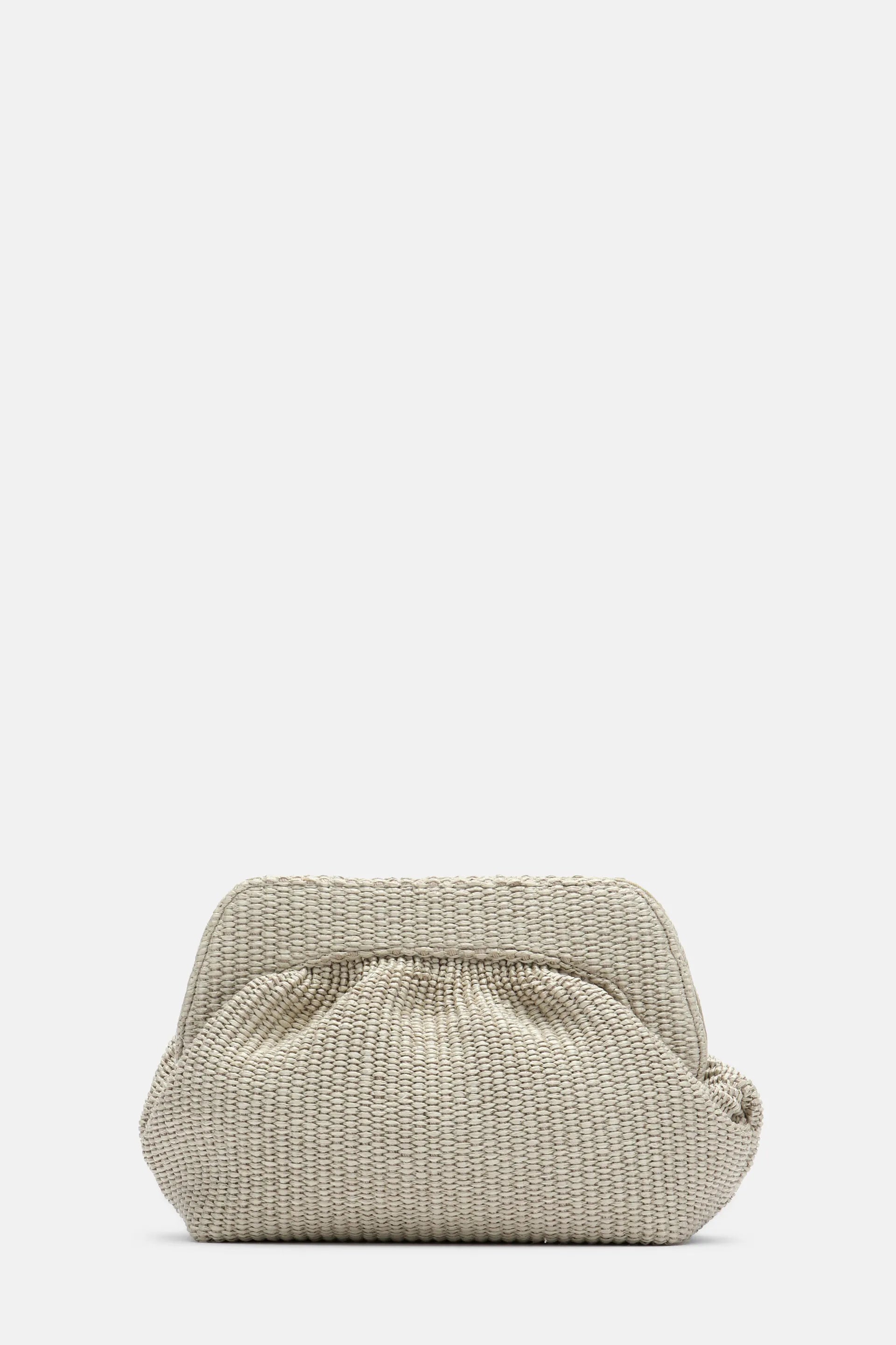 Luisa Spagnoli Naturale/Oro Women Ilarita - Raffia Clutch SKU: ILARITA_1182 0002 Image 03