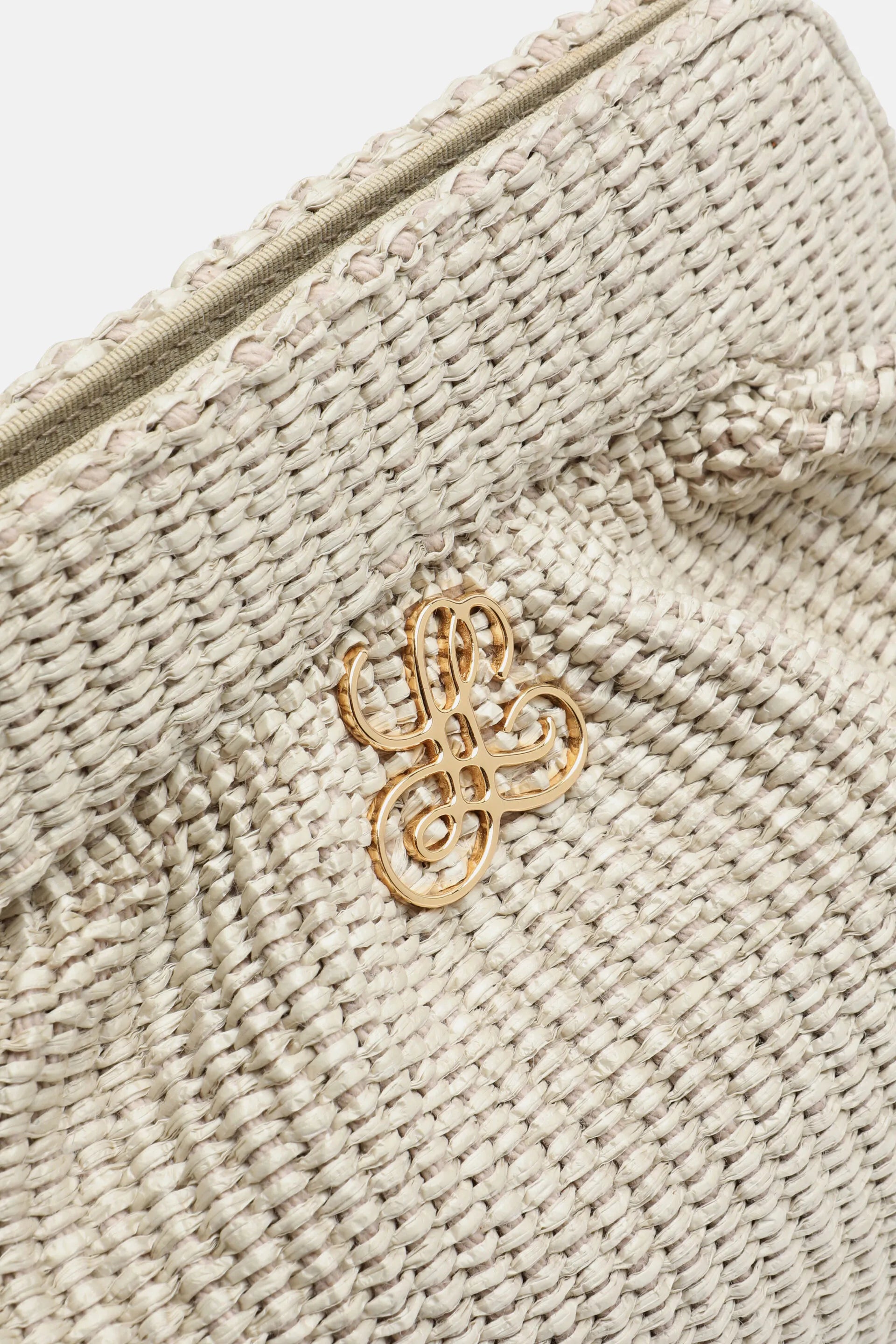 Luisa Spagnoli Naturale/Oro Women Ilarita - Raffia Clutch SKU: ILARITA_1182 0002 Image 04