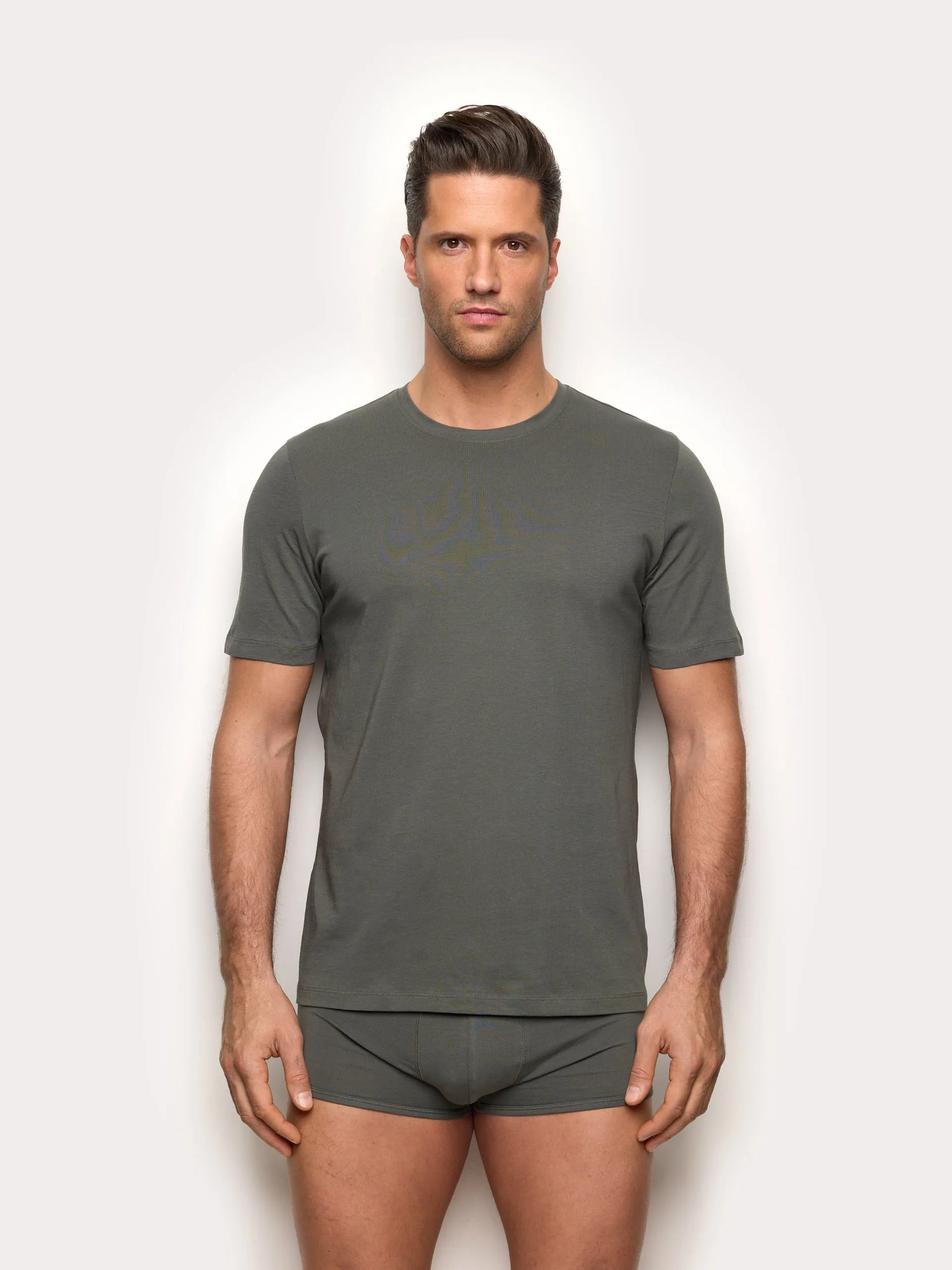 Yamamay_Hunter Green_Cotton Jersey Sweater Supima¨ Luxury Color_IMAU191001_115_02