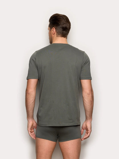 Yamamay_Hunter Green_Cotton Jersey Sweater Supima¨ Luxury Color_IMAU191001_115_04