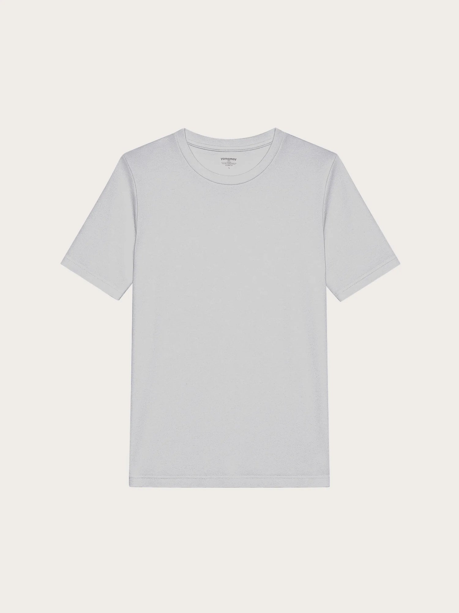 Yamamay_Light Grey_T-Shirt - Modal/Cotton/Silk_IMAU191003_052_04