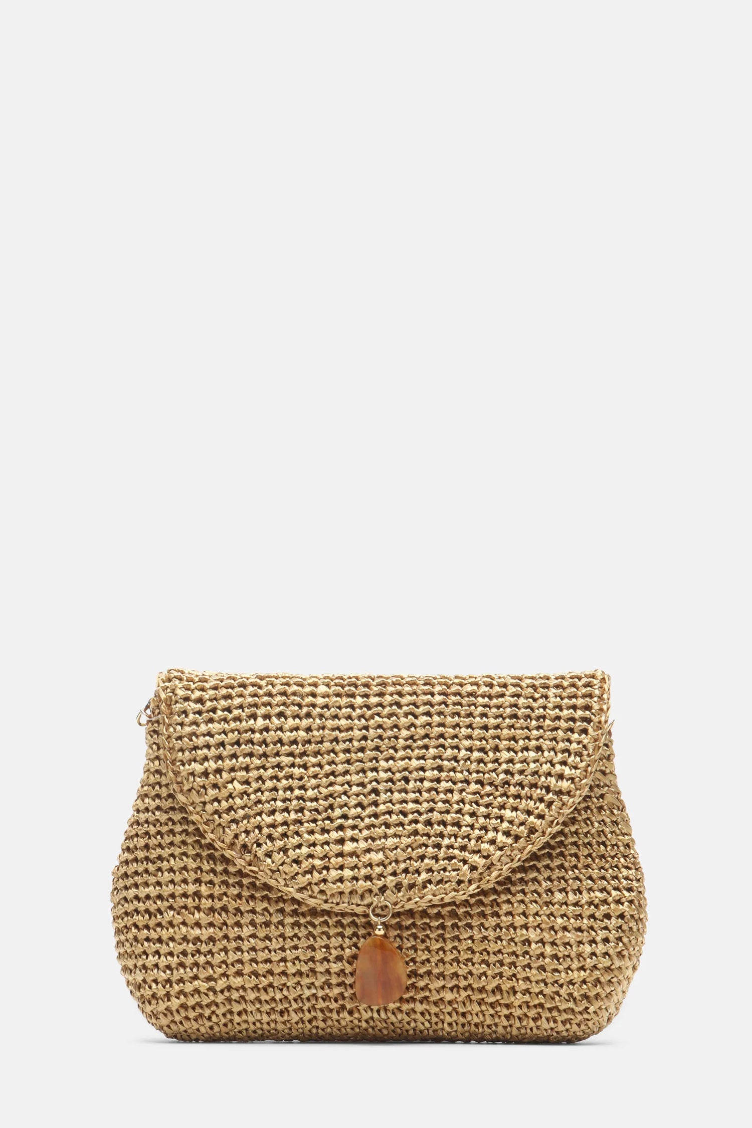Luisa Spagnoli Bronzo/Geometrico/Oro Chiaro Women Impavido - Clutch with Pendant SKU: IMPAVIDO A_0034 3939 0038 Image 02