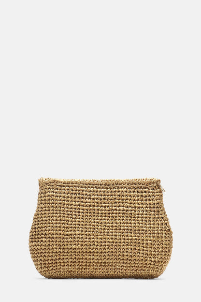 Luisa Spagnoli Bronzo/Geometrico/Oro Chiaro Women Impavido - Clutch with Pendant SKU: IMPAVIDO A_0034 3939 0038 Image 03