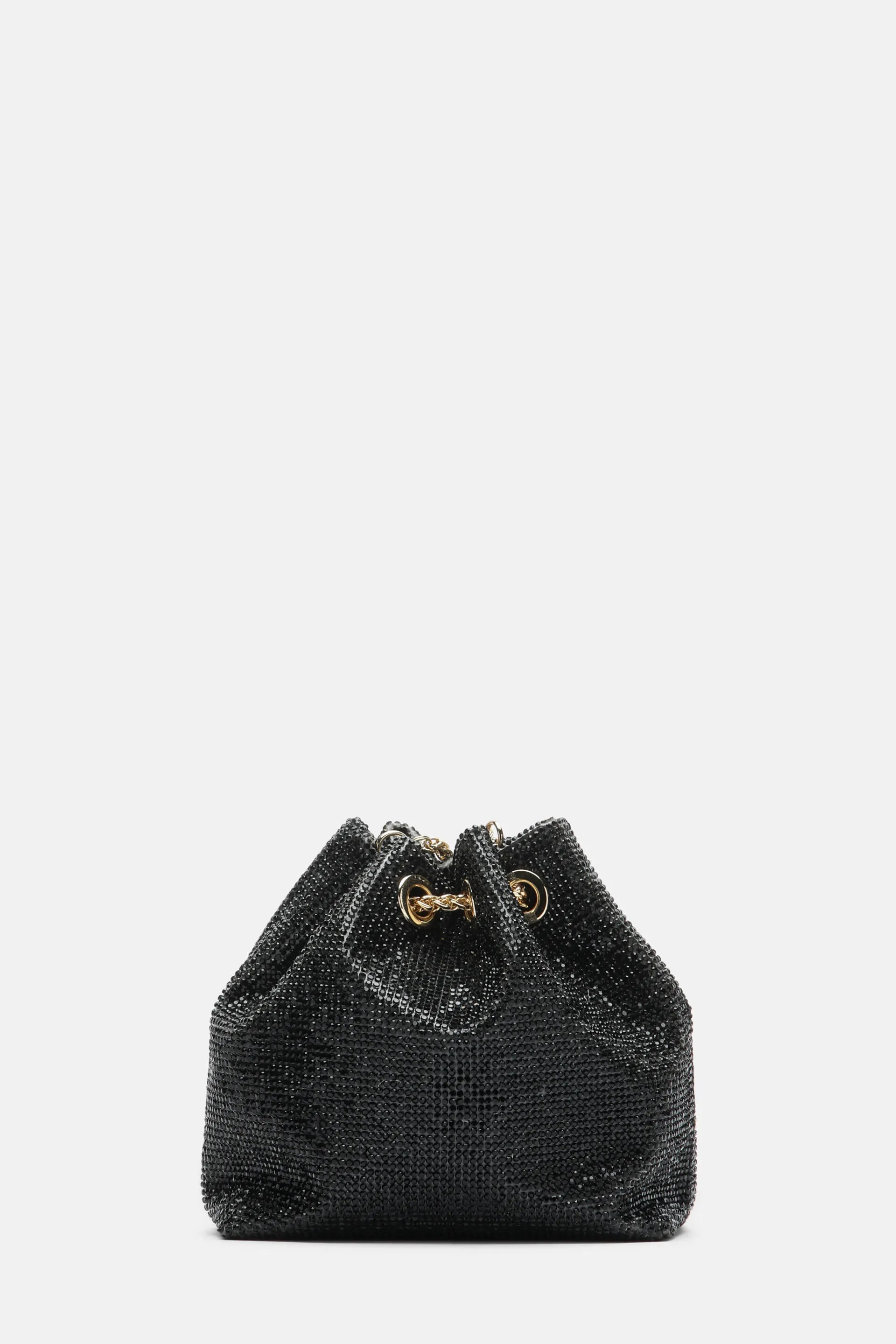 Luisa Spagnoli Nero/Oro Women Insolita - Elegant Crystal-Embellished Bag SKU: INSOLITA_0101 0002 Image 03