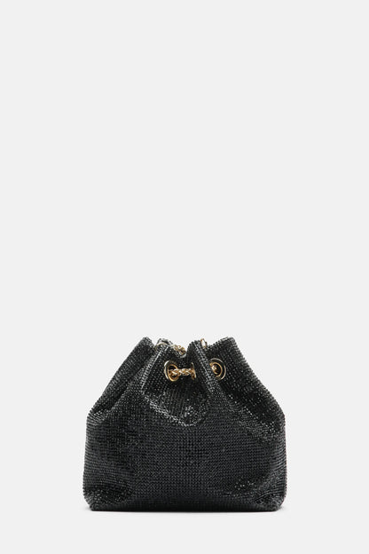 Luisa Spagnoli Nero/Oro Women Insolita - Elegant Crystal-Embellished Bag SKU: INSOLITA_0101 0002 Image 03