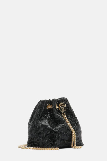 Luisa Spagnoli Nero/Oro Women Insolita - Elegant Crystal-Embellished Bag SKU: INSOLITA_0101 0002 Image 05