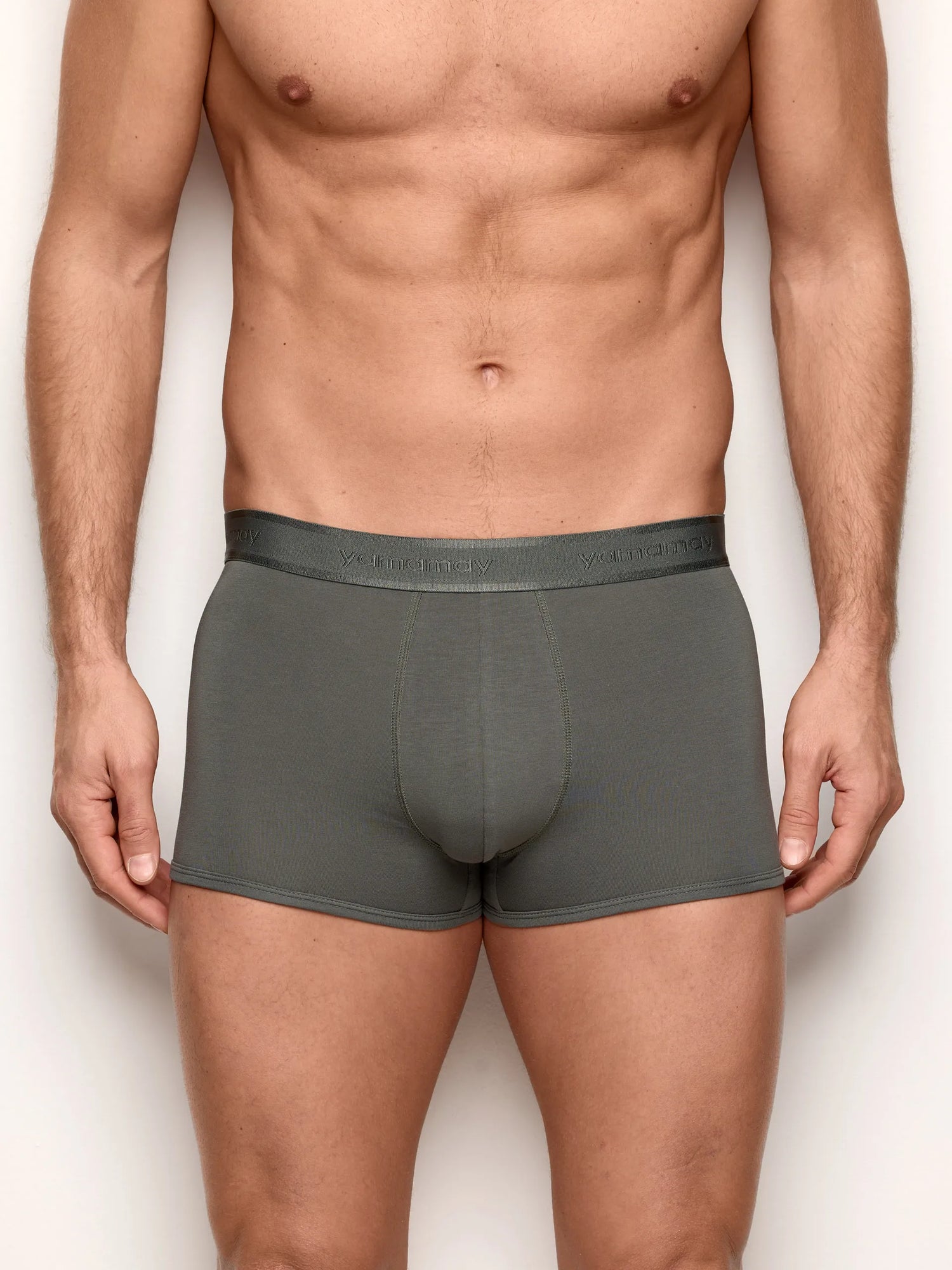 Yamamay_Hunter Green_Supima¨ Luxury Color Cotton Jersey Boxer Shorts_IPAU191006_115_02