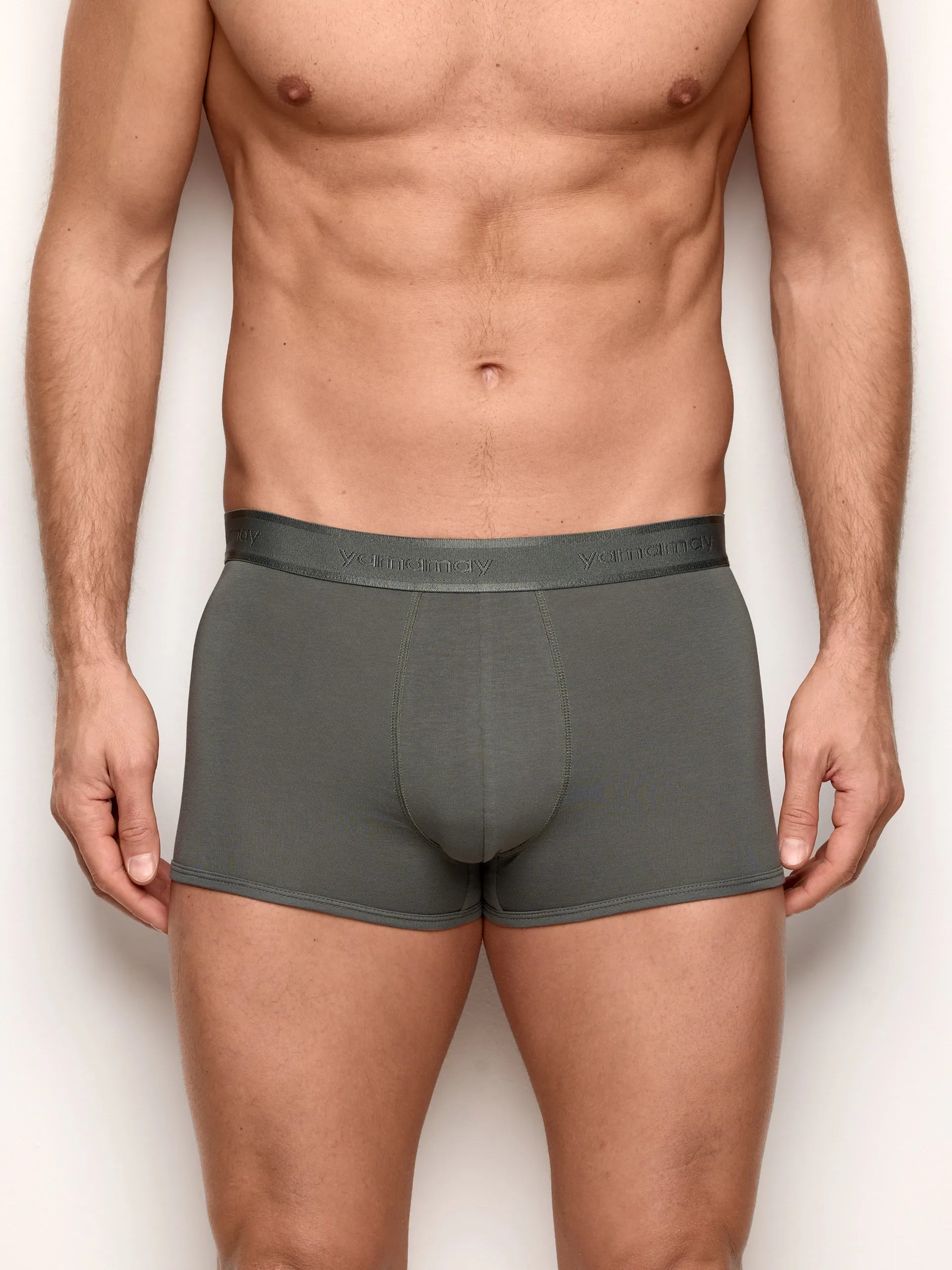 Yamamay_Hunter Green_Supima¨ Luxury Color Cotton Jersey Boxer Shorts_IPAU191006_115_02