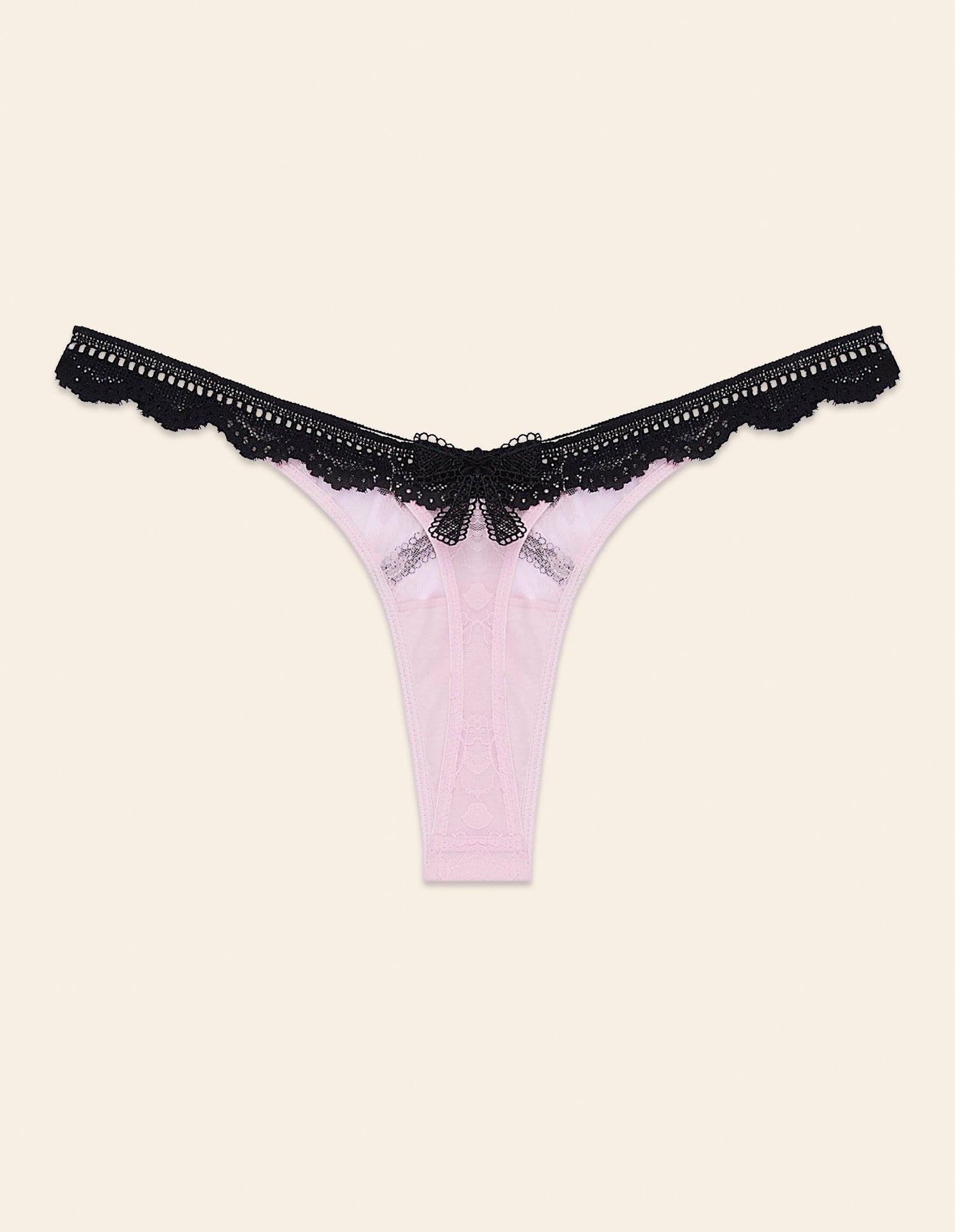 Yamamay_Lily and Black Lace Thong with Recycled Fibers_IPED181010_900_06